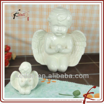 ceramic praying angel figurine BOD023